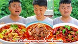 mukbang | Spicy Sausage | funny mukbang | mukbangs | eating mukbang | songsong and ermao