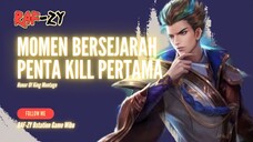 DI RENJIE (JUDGEE DEE) TOP MARKSMAN YANG POWERFULL SAMPAI DAPAT PENTA KILL (SAVAGE) HONOR OF KING