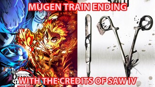 Demon Slayer: Mugen Train Ending with Saw IV Credits (English Dub)