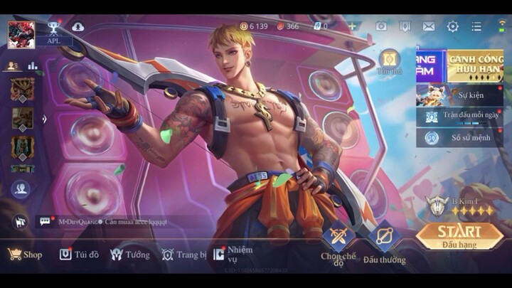 tướng liên quân bất ổn t1 grakk nhưng tôi lên full phép.              (ko được đi mid) :(((((