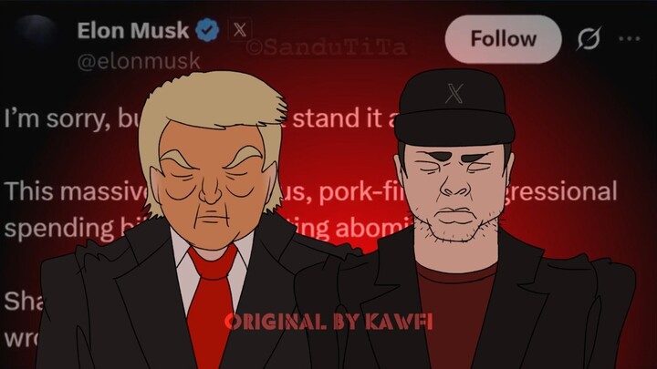 【meme/tulisan tangan ‖ Trump x Musk】GAMBINO