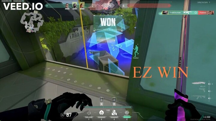 EZ win for todays video! haha