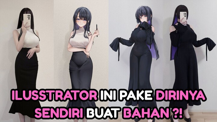 ILUSSTRATOR INI PAKE DIRINYA SENDIRI BUAT BAHAN ?!