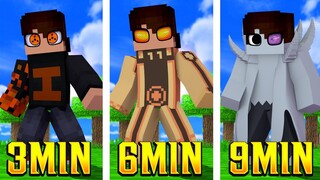 A CADA 3 MINUTOS FICAMOS MUITO FORTES NO NARUTO 𝗡𝗢 MINECRAFT POCKET EDITION !! ‹ Ine ›