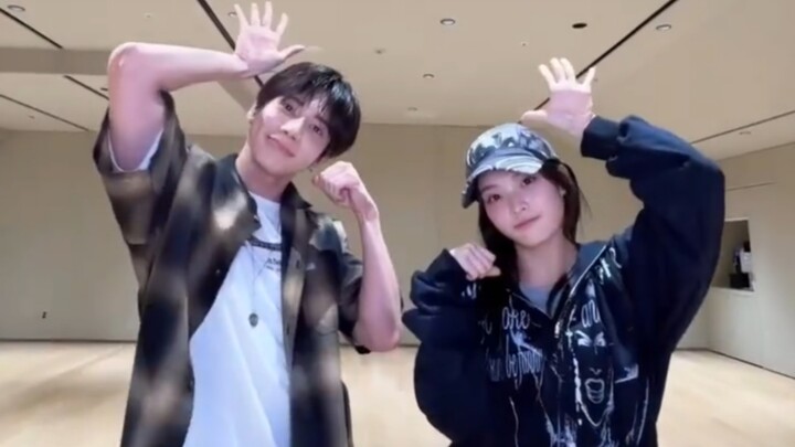 Chú mèo nhỏ mượn từ TXT quá nổi bật tiền bối 250617 và IROHA, nhảy đi nào! Quá đáng yêu luôn