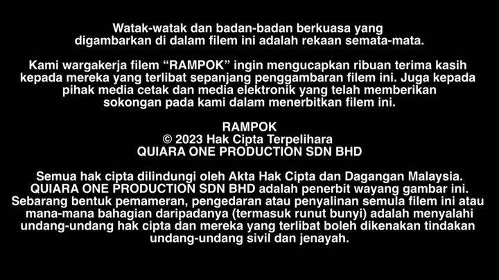 RAMPOK (2024) FULL MOVIE