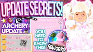 NEW ROYALE HIGH UPDATE & EVERYTHING YOU NEED TO KNOW! Secrets, Rework Showcase, & Facts! | ROBLOX