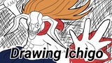 Drawing Ichigo Vasto Lord | Timelapse