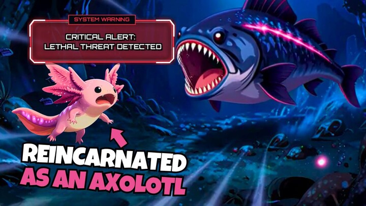 He Reincarnated as an Axolotl in an Abyssal Dungeon?! | Ep. 01 [AI Manhwa / Animation]