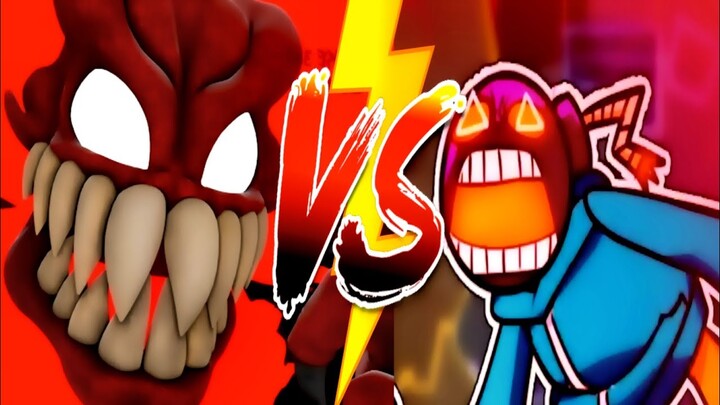 Tricky VS Whitty - Whitty Take Over Fight HellTricky | Friday Night Funkin Hellclown + Ballistic