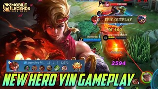 New Hero Yin Martial Genius Gameplay - Mobile Legends Bang Bang