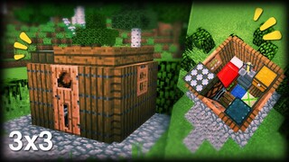 CARA MEMBUAT RUMAH 3X3 - MINECRAFT INDONESIA