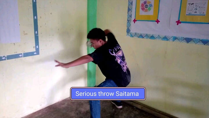Serious throw Saitama