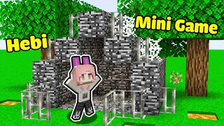 HEBI THỬ THÁCH CHƠI MINI GAME TRONG MINECRAFT PE*STEVE XEM HEBI PARKOUR