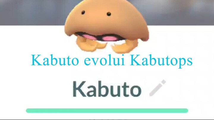 Kabuto evolui para Kabutops