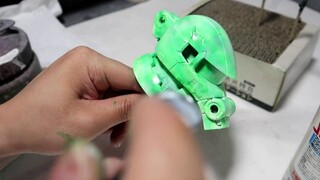 Zaku Head "Jade Painting Tutorial"