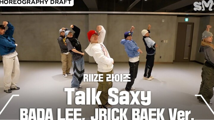 Finally! RIIZE "Talk Saxy" choreography rehearsal by Badalee and Jrickbaek