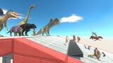 Slide with OBSTACLES - Animal Revolt Battle Simulator
