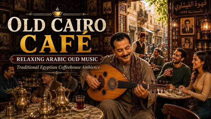 古老开罗咖啡馆 ☕ 放松阿拉伯乌德琴音乐 | Old Cairo Café – Relaxing Oud Music