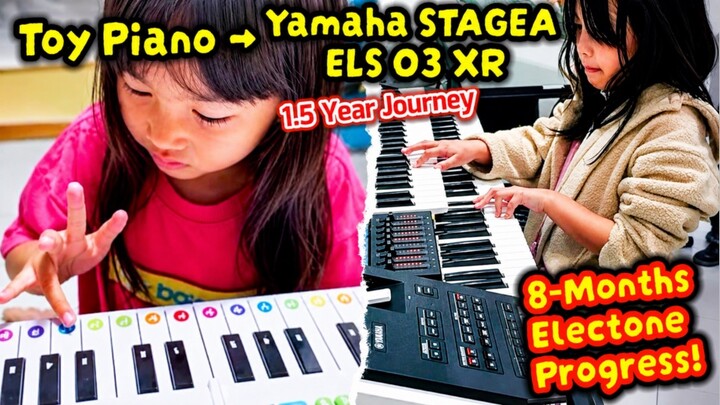 From Toy Piano to Stage: 8-Month Electone Milestone Progress! 🎹🇯🇵🇵🇭