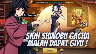 SKIN SHINOBU  & GIYU WATER PILLAR ❗ GACHA DAPAT GIYU ⁉️ - BLADE OF PILLAR