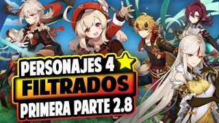 LOS PERSONAJES DE  ★ ★ ★ ★ QUE VENDRAN CON KAZUHA Y KLEE ⭐ ¿Constelaciones? | Genshin Impact Español