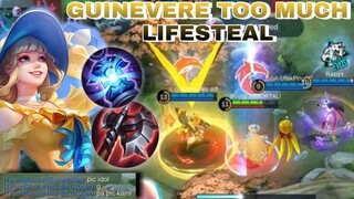 GUINEVERE NEW BEST BUILD 2021 COMPLETE GUIDE | TOO MUCH MAGIC LIFESTEAL | MOBILE LEGENDS