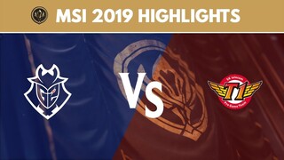 MSI 2019 Highlights: G2 vs SKT | G2 Esports vs SK Telecom T1