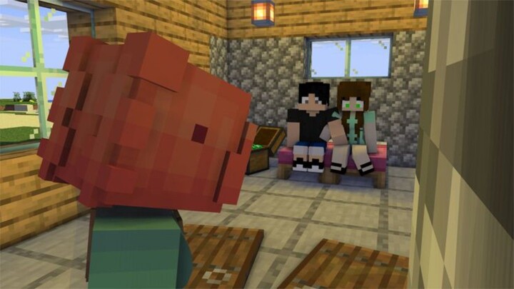Sigiar is cheating again on Alex the flower girl s boyfriend - minecraft animation