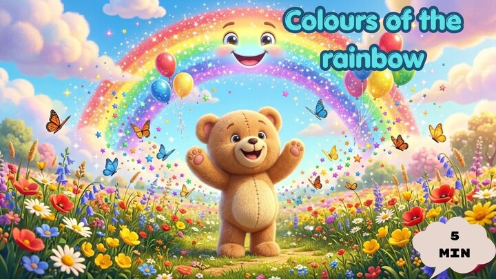 Colours of the rainbow I CoCobubbles Nursery Rhymes and Kids Songs