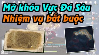 Mở Khóa Vực Đá Sâu - 900NT | Nhiệm vụ bắt buộc phải làm để đến | Genshin Impact 2.6