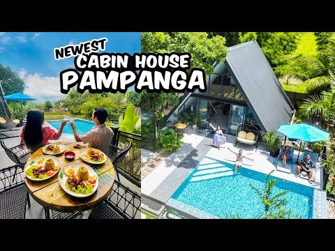 NEWEST CABIN HOUSE with POOL in Mexico Pampanga at The Cabin by Oliva's Resort and Villas