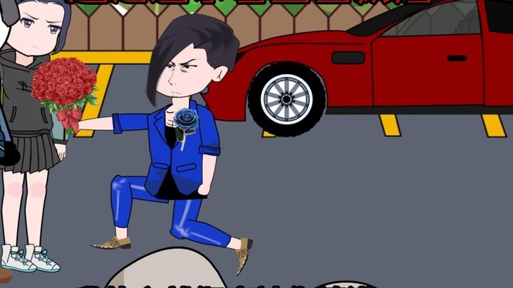 The beauty asked me to pretend to be her boyfriend and drive away the pursuer Blue Enchantress (Epis