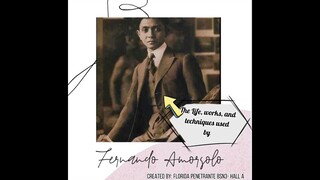 One of the famous National Artist in the Philippines (Fernando Amorsolo)