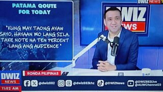 DWIZ Ronda Pilipinas Dennis Antenor Let's Take It Away