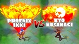 Valir Kyo Kusanagi VS Phoenix Ikki Skin Comparison