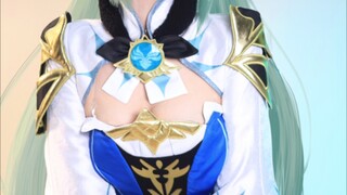 Genshin Impact Sugar cosplay, Miyoushe up Ze Xiaoze, the same name on Bilibili. The cosplay quality 