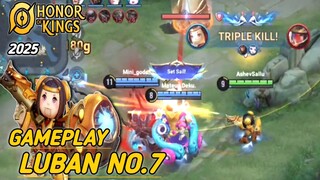 GAMEPLAY LUBAN NO 7 HONOR OF KINGS INDONESIA 2025