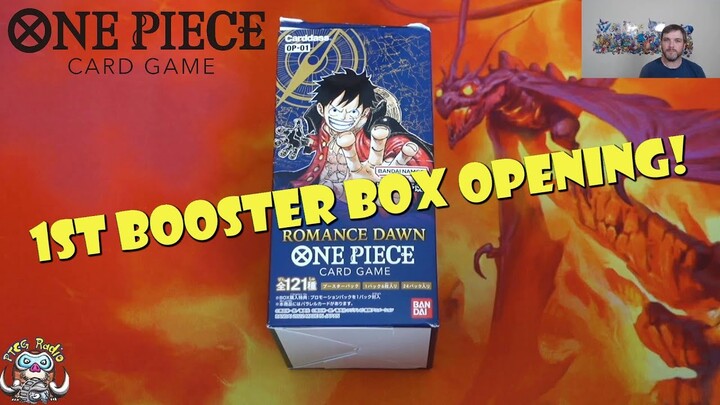 Romance Dawn Booster Box Opening! 1st One Piece Booster Box Opening! (One Piece TCG Opening)