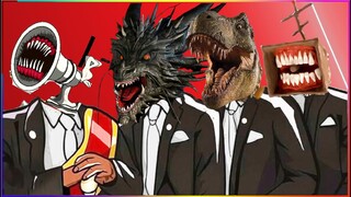 GREAT MOTHER MEGAPHONE & DRAGON & T REX & MEGAHORN - Coffin Dance X Baby Shark COVER