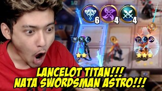 DUET SERU PARAH NATA X LANCELOT TITAN!!! - MAGIC CHESS MOBILE LEGENDS