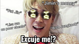 When Blackpink say BTS and other kpop idols names in their songs [Part 6]