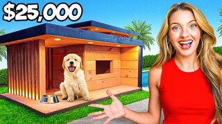 I Built A $25,000 Dream Dog House!!