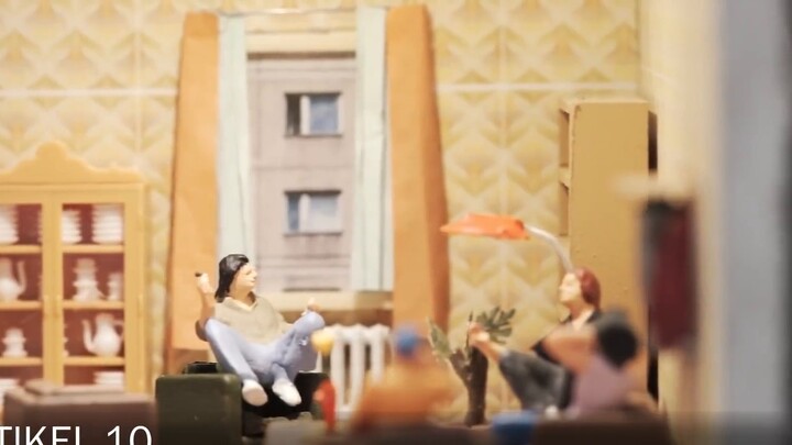 Simulasi animasi stop-motion - "Hukum Dasar"