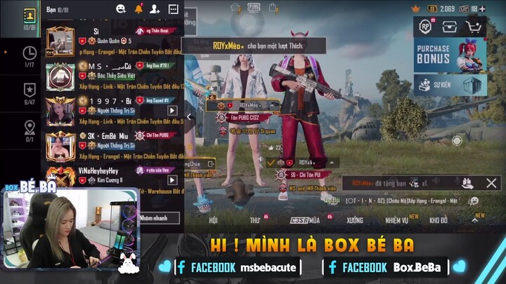 ( Bé Ba PubgMobile ) quả mic bất ổn quá bạn ơi