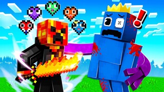 Minecraft But There's RAINBOW FRIENDS Hearts