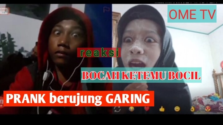 OME TV !!!  BOCAH KETEMU BOCAH || nge PRANK tapi GARING