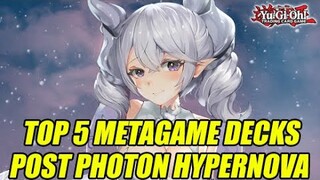 Top 5 Yu-Gi-Oh! Metagame Decks Post Photon Hypernova