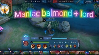 MANIAC BLAMOND + LORD = VICTORY