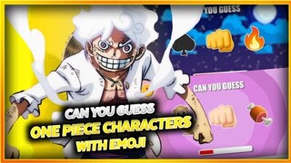 Guess The One Piece Characters With Emoji 🤔 | Reaction Video | One Piece